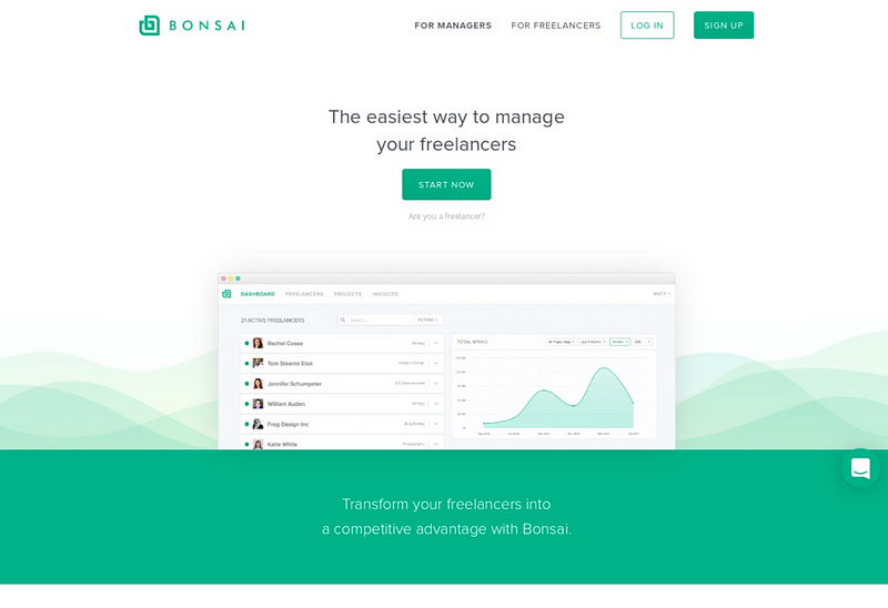 Freelance Management Platform — Bonsai