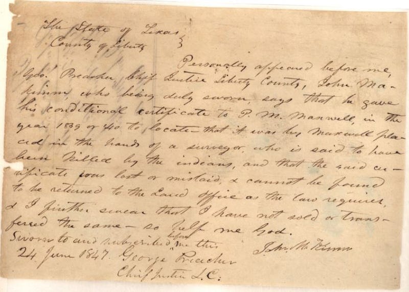 Getting the Lay of the Land — Pioneer Surveying in Texas