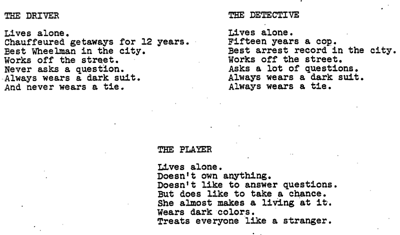Page One: “The Driver” (1978)