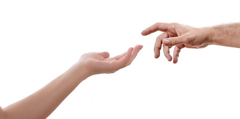 Two hands