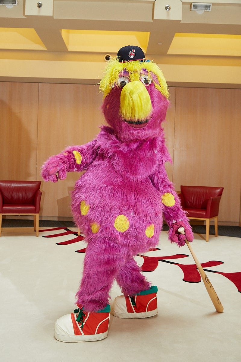 PHOTO GALLERY Cleveland Indians mascot Slider does his own ESPN The