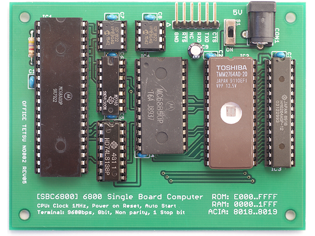 1970`s old computer board, Motorola 6800!
not 68000!