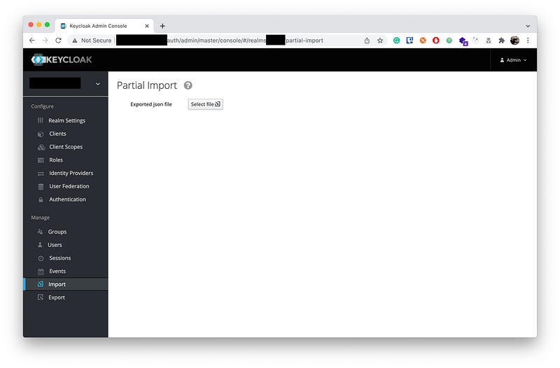 Fix Keycloak Script Upload Is Disabled. How to export / import / backup your realm configuration.