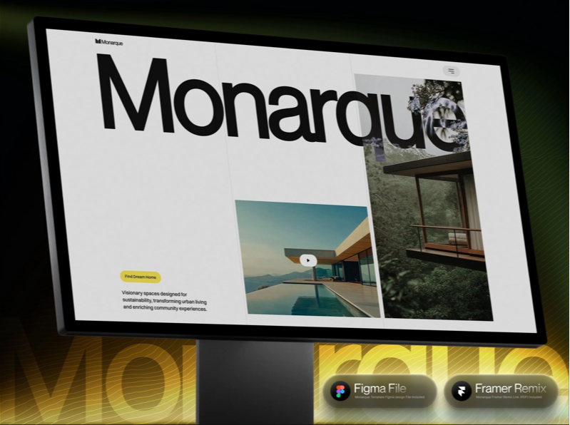 Monarque — Luxury Real Estate Template