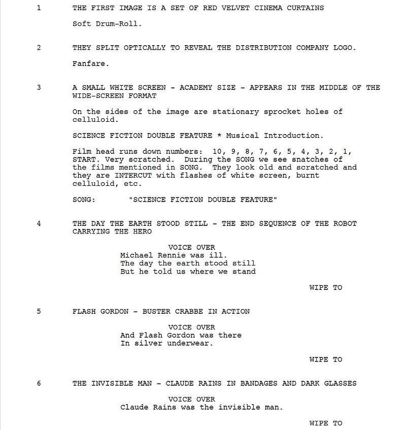 Page One: “The Rocky Horror Picture Show” (1975)