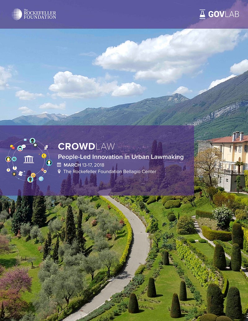 Crowdlaw People Led Innovation In Urban Lawmaking