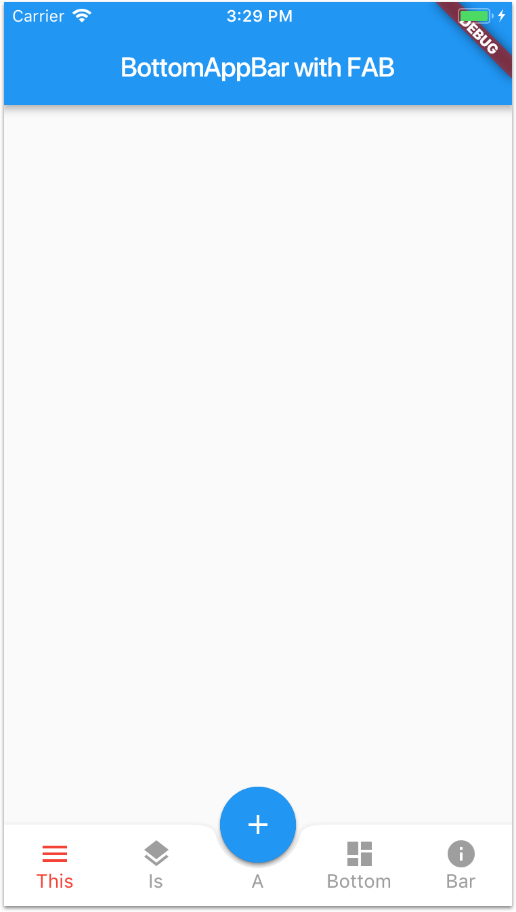 Flutter: реализация BottomAppBar с FAB Flutter: реализация BottomAppBar с FAB