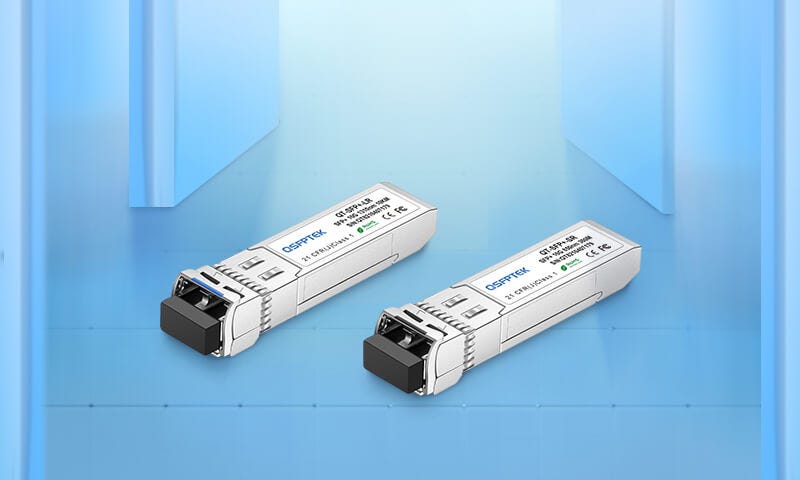 Figure 1: SFP vs SFP+ manufactured by QSFPTEK