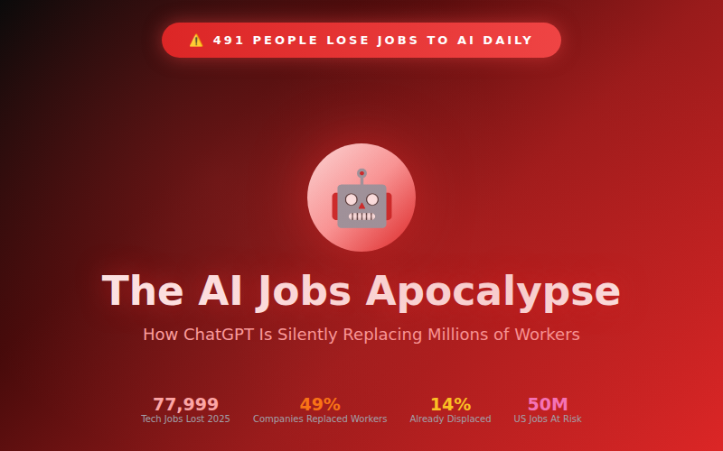 The AI Jobs Apocalypse: How ChatGPT Is Silently Replacing Millions of Workers