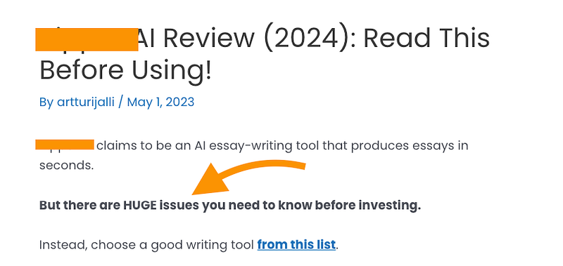 A honest review