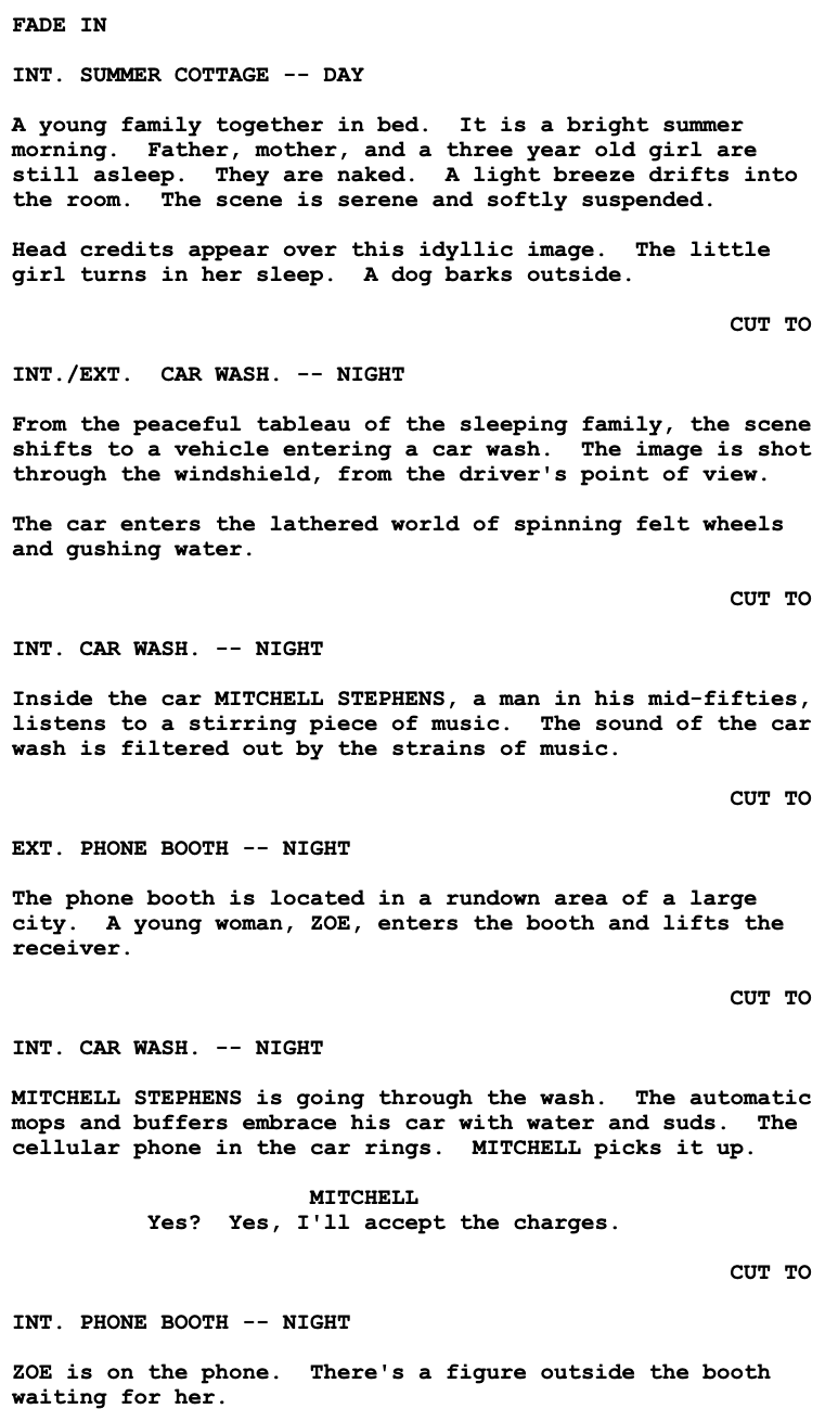 Page One: “The Sweet Hereafter” (1997)