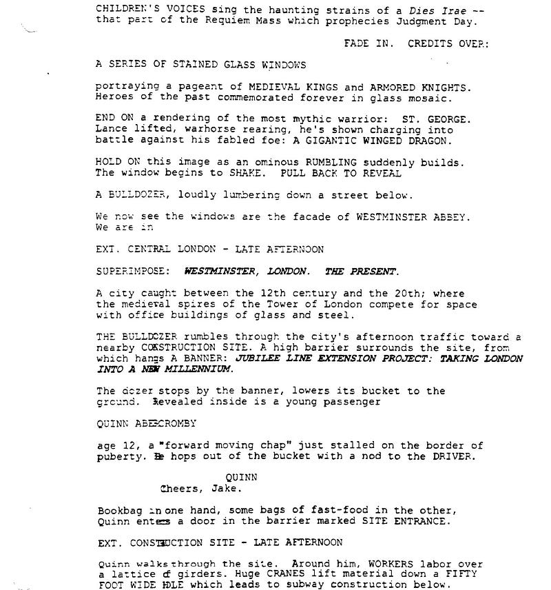 Page One: “Reign of Fire” (2002)