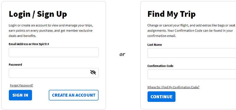 Login or Create an Account