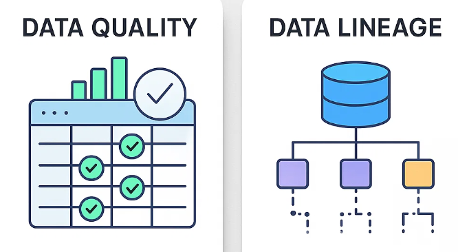 Data Quality and Data Lineage in Data Cards