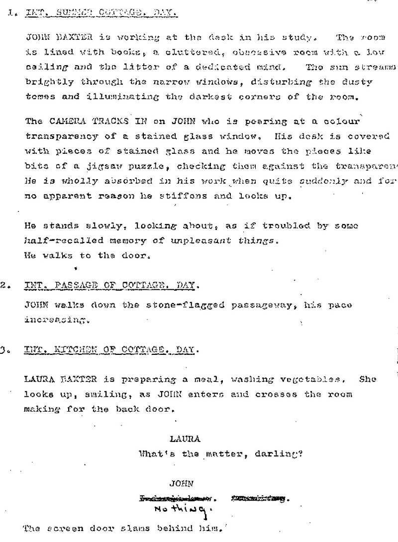 Page One: Don’t Look Now (1973)