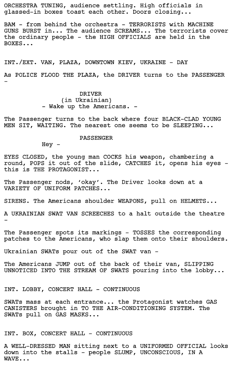 Page One: “Tenet” (2020)