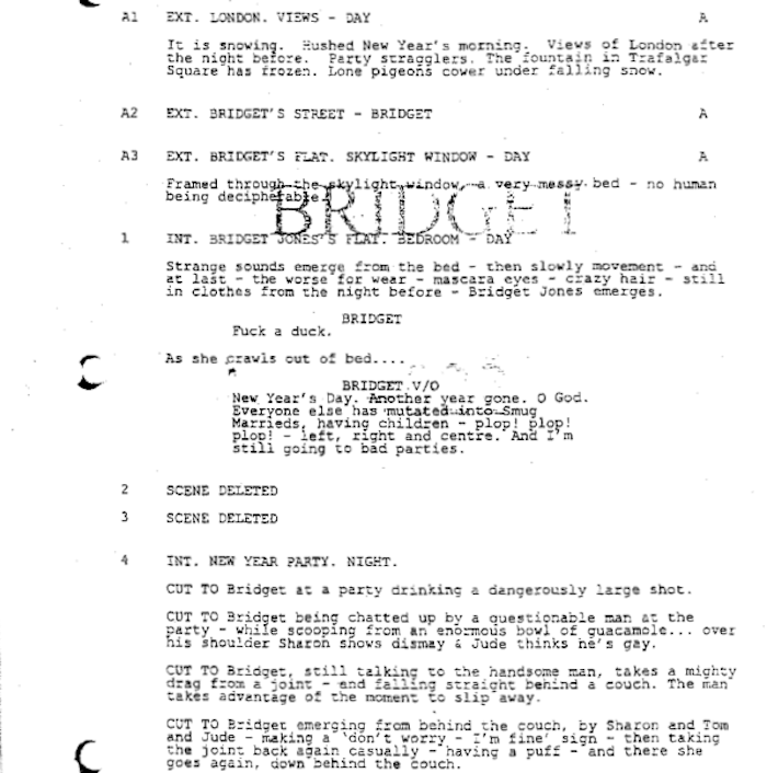 Page One: “Bridget Jones’s Diary” (2001)