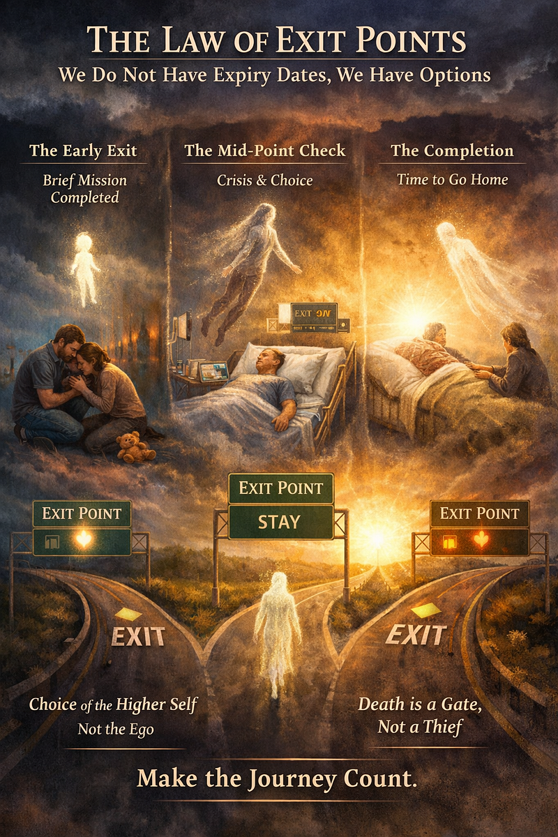 The Law of Exit Points: We Do Not Have Expiry Dates We Have Options