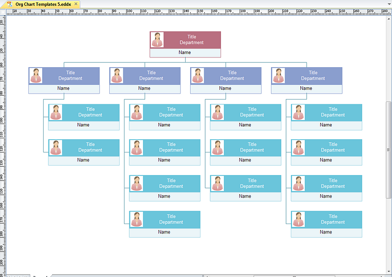 Org Chart Template in Microsoft Word