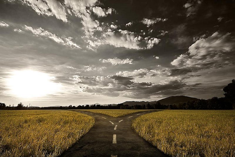 “When you come to a fork in the road… take it.”