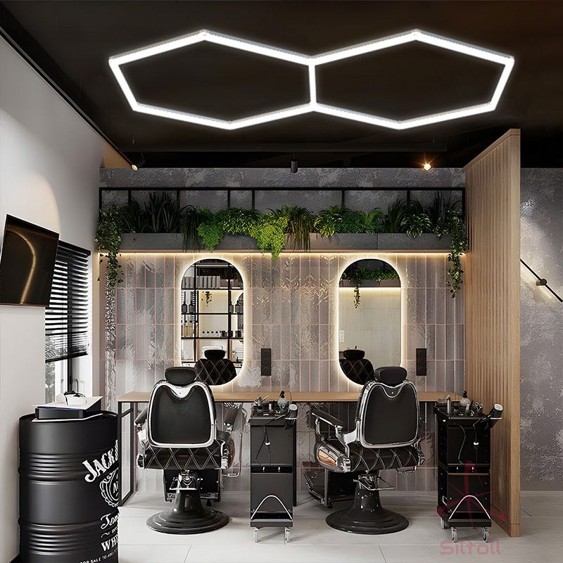 barber shop lights