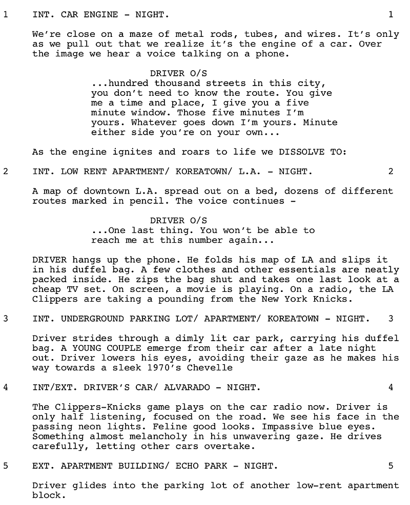 Page One: “Drive” (2011)