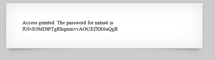 Access granted