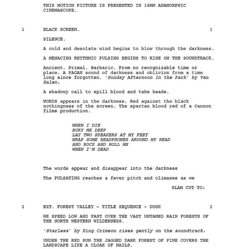 Page One: “Mandy” (2018)