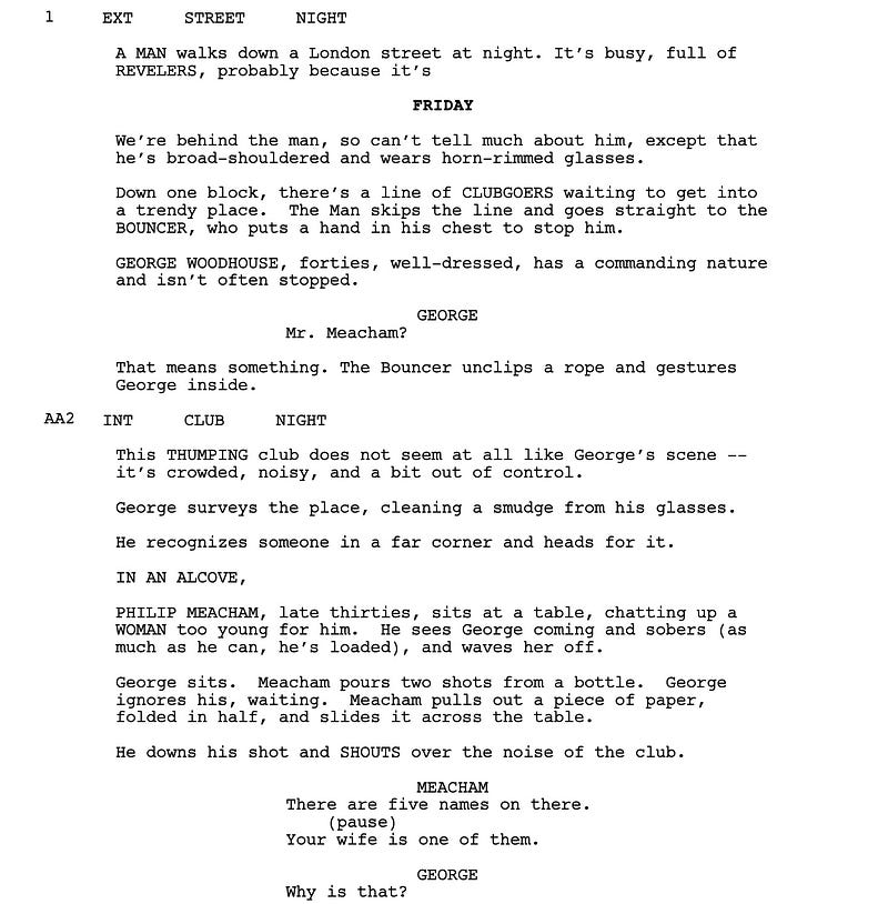 Page One: “Black Bag” (2025)