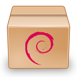 An icon for a Debian (.deb) package that can be installed with APT. (Credit: pc-freak.net)