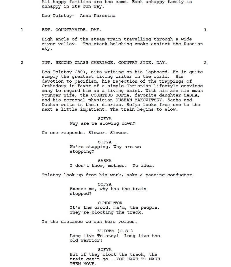 Page One: “The Last Station” (2009)