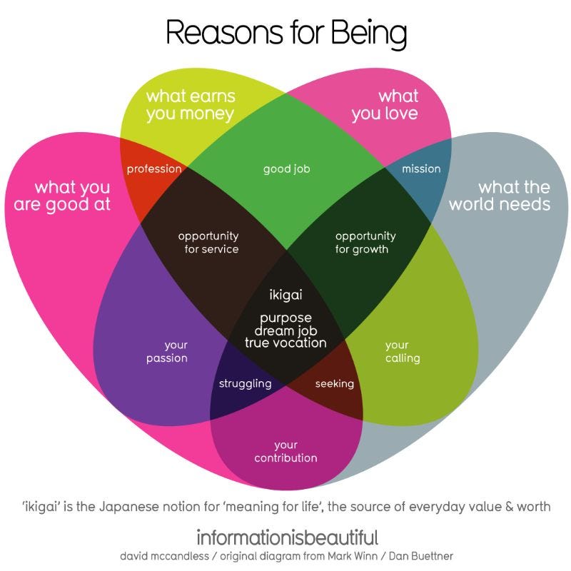 Ikigai — reason for being