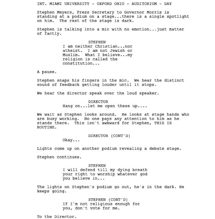 Page One: “Ides of March” (2011)