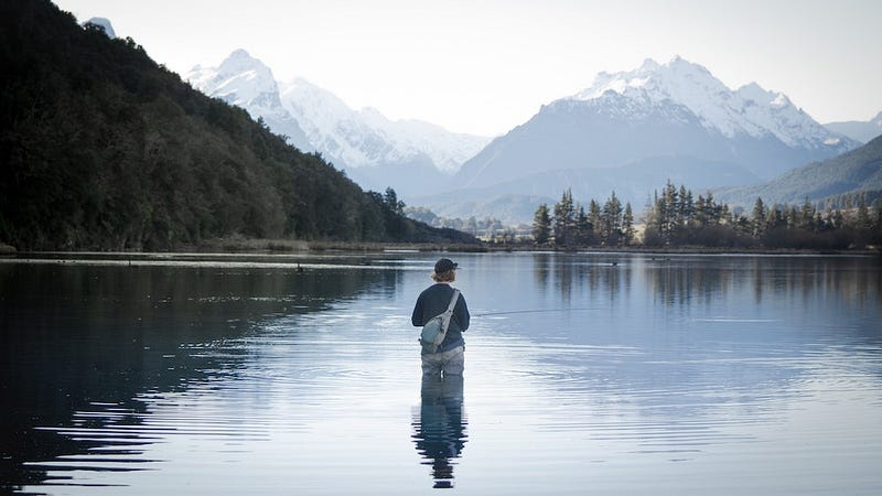 Don’t stand in water where you should be fishing