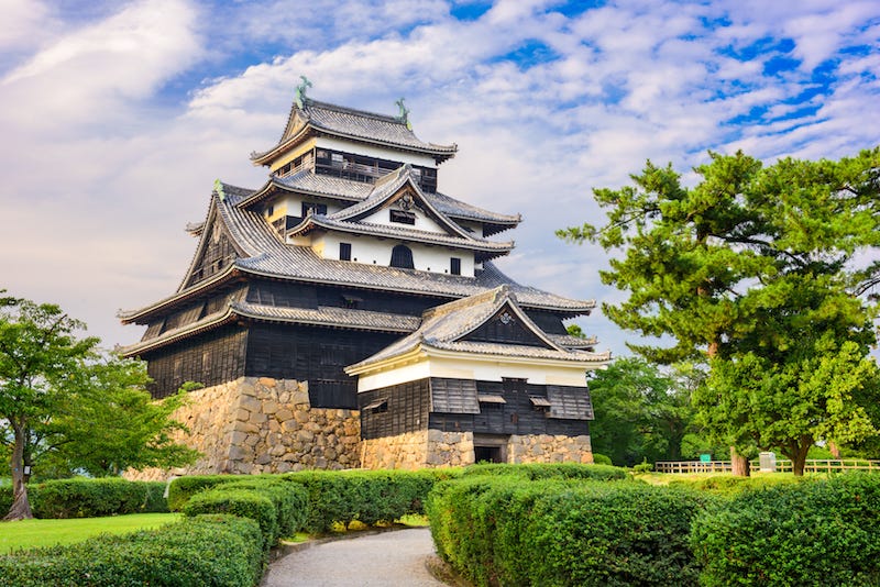 Matsu Castle in Shimane Prefecture is one of the 12 remaining original castles