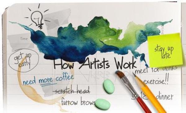 Writing and the Creative Life: 19 Daily Habits Of Artists…