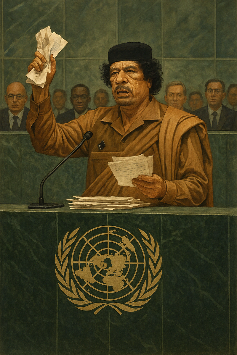 When Gaddafi Spoke the Unspeakable