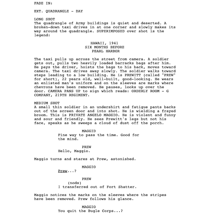 Page One: “From Here to Eternity” (1953)