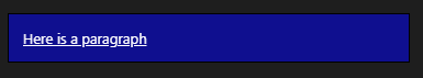 CSS specificity result
