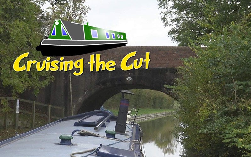 Cruising the Cut logo over a photo of a bridge and canal.