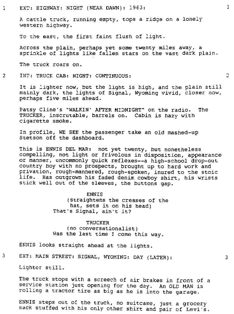 Page One: “Brokeback Mountain” (2005)