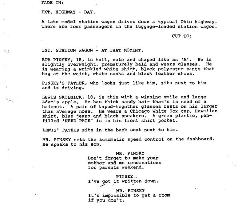 Page One: “Revenge of the Nerds” (1984)