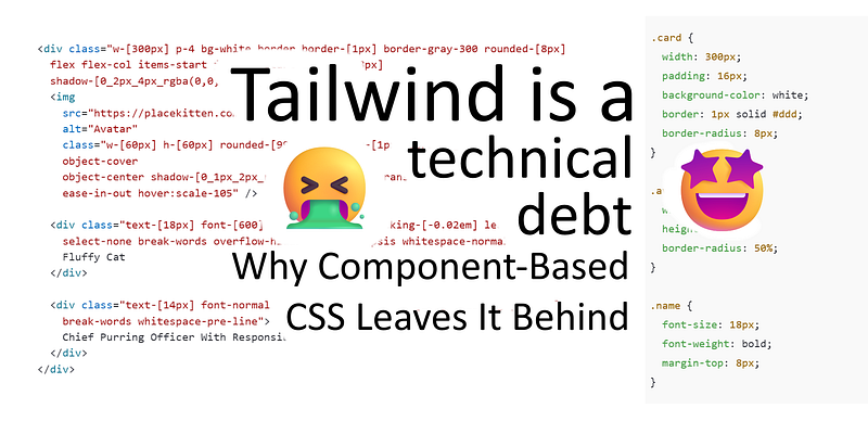 Tailwind Is A Technical Debt: Why Component-Based CSS Leaves It Behind