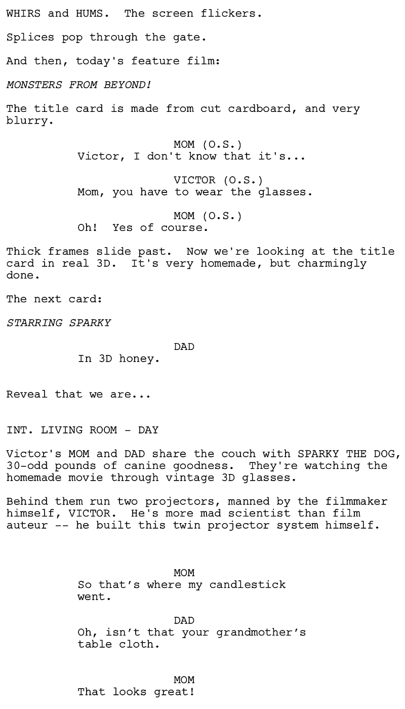 Page One: “Frankenweenie” (2012)