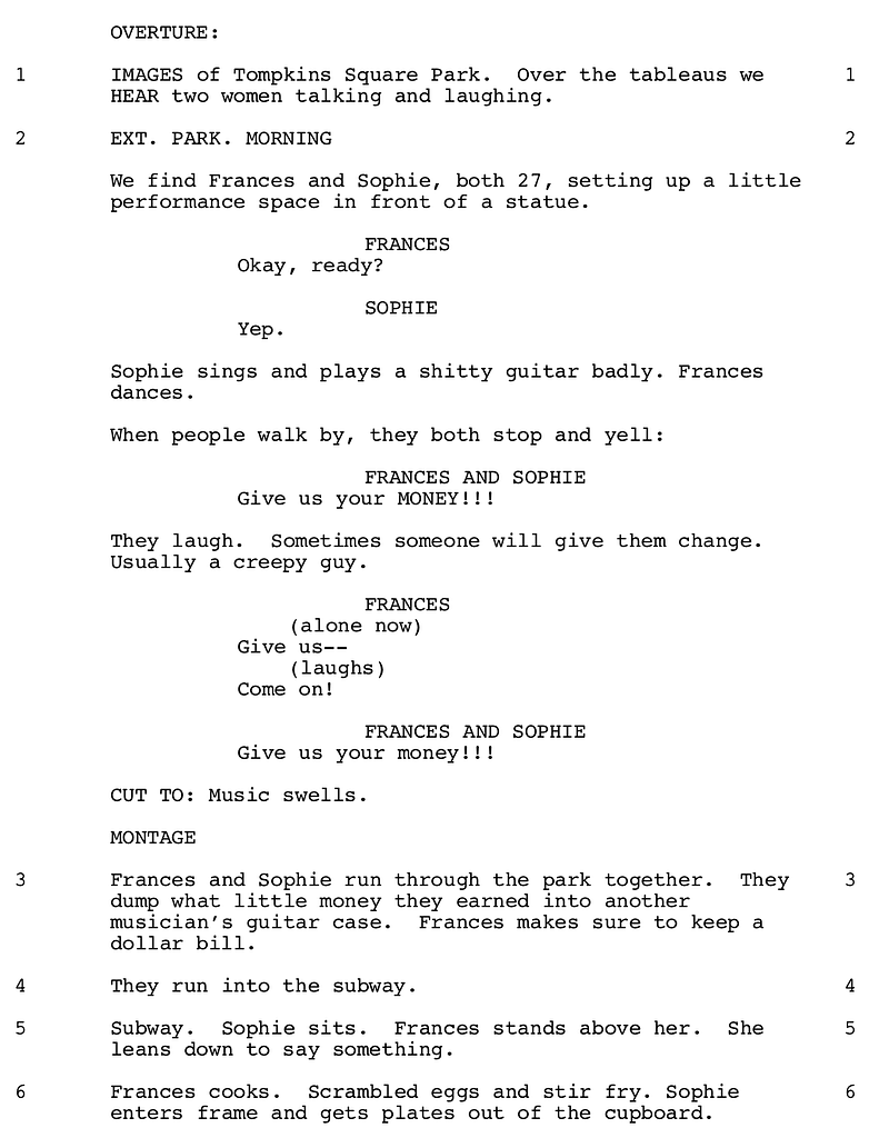 Page One: “Frances Ha” (2012)