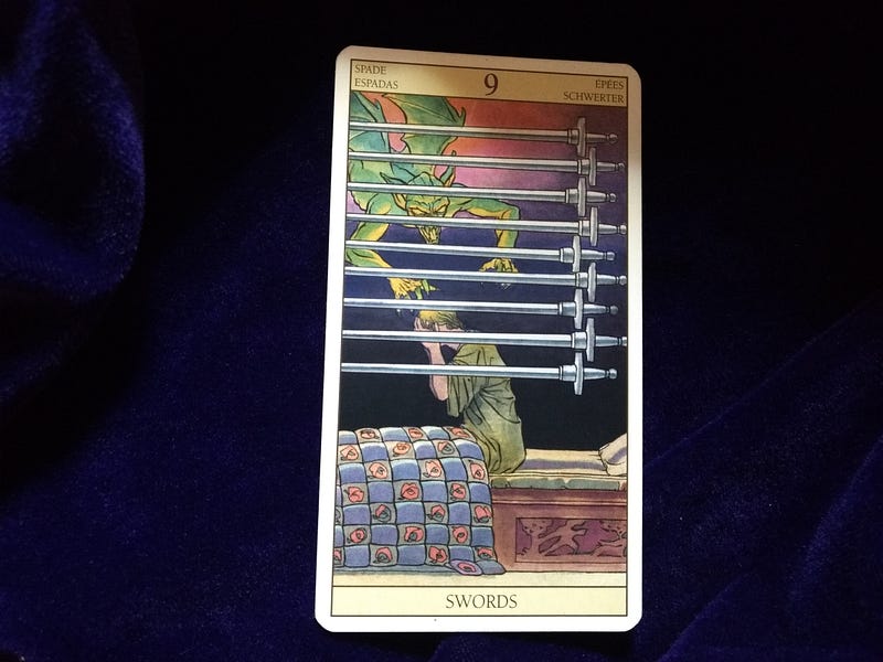 Meditations on the Nine of Swords