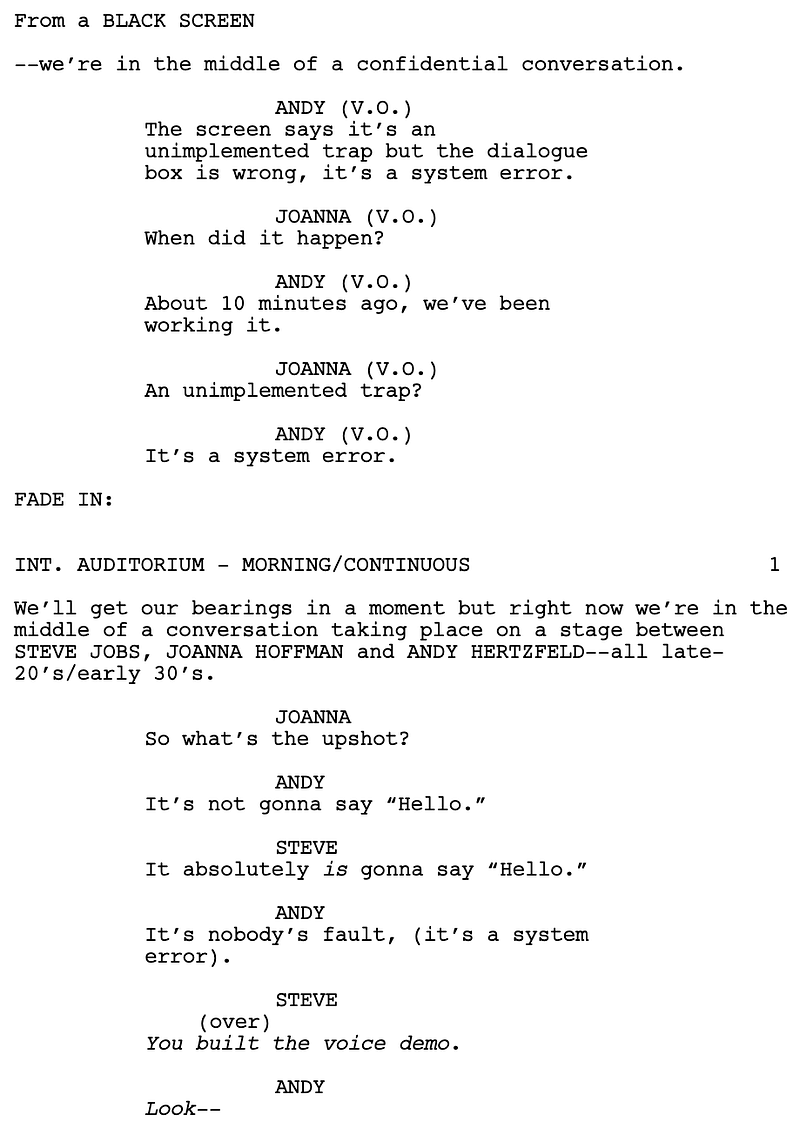 Page One: “Steve Jobs” (2015)