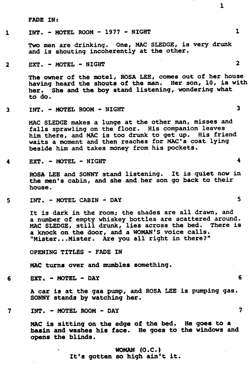 Page One: “Tender Mercies” (1983)
