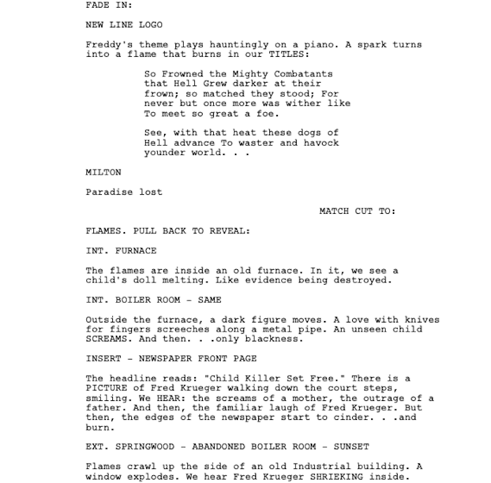Page One: “Freddy vs Jason” (2003)
