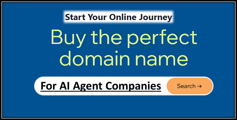 the perfect domain name for Ai agent business and company